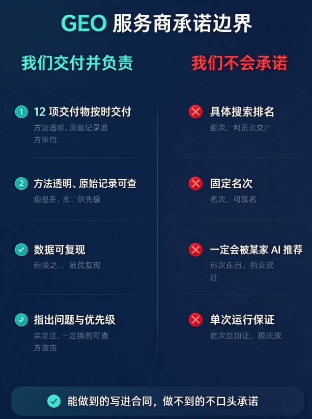 出海 GEO 项目到底交付什么:12 项交付清单