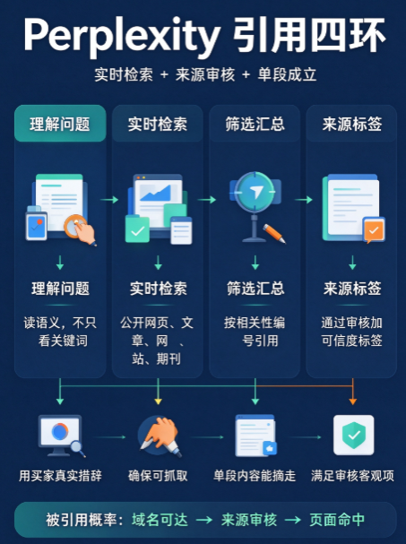 Perplexity 的引用机制:为什么它更依赖实时检索